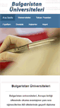 Mobile Screenshot of bulgaruniversiteleri.org